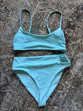 Light Aqua Two-Piece Bikini Set